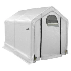 Serre de jardin souple ShelterLogic - Avec étagère - Blanc - 240 x 180 x 200 cm
