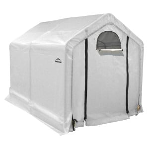Serre de jardin souple ShelterLogic - Avec étagère - Blanc - 240 x 180 x 200 cm