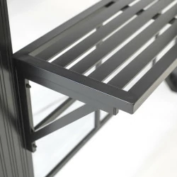 Tonnelle barbecue Messina 68 Sojag, aluminium - Anthracite - 292 x 179 x 262 cm