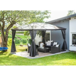 Tonnelle Verona 10x14 Sojag, aluminium - Anthracite -298 x 423 x 261 cm