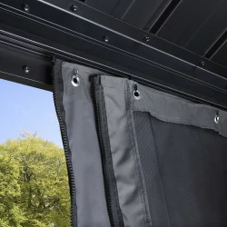 Tonnelle Messina Sojag, moustiquaires - Anthracite - 485 x 365 x 291 cm