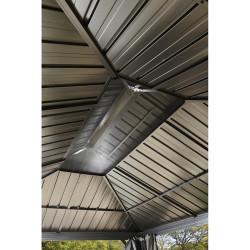Tonnelle Messina Sojag, moustiquaires - Anthracite - 485 x 365 x 291 cm