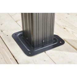 Tonnelle Messina Sojag, moustiquaires - Anthracite - 485 x 365 x 291 cm