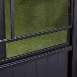 Tonnelle jardin d'hiver Charleston Sojag, Anthracite - 384 x 384 x 281 cm