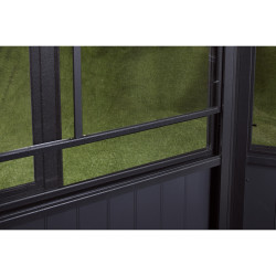 Tonnelle jardin d'hiver Charleston Sojag, Anthracite - 384 x 489 x 281 cm