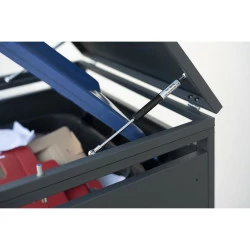 Coffre à poubelle Kubus Westmann, métallique, 240 litres - Anthracite