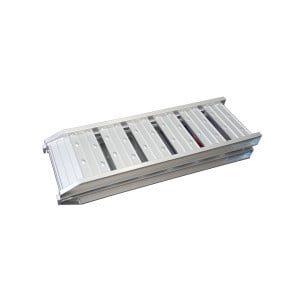 Rampe alu pliante Viso, charge max 250 Kg/rampe - Jeu 2 rampes 180 x 29.5 cm
