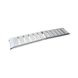 Rampe alu pliante Viso, charge max 250 Kg/rampe - Jeu 2 rampes 180 x 29.5 cm
