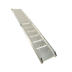 Rampe alu pliante Viso, charge max 250 Kg/rampe - Jeu 2 rampes 180 x 29.5 cm