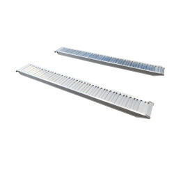 Rampe aluminium Viso,charge max 1250 Kg/rampe - Jeu 2 rampes 238 x 30 cm