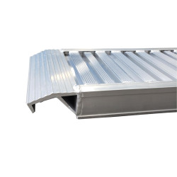Rampe aluminium Viso,charge max 1250 Kg/rampe - Jeu 2 rampes 238 x 30 cm