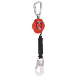 Turbolite avec 1 mousqueton alu. ¼ tour + 1 mousqueton auto 21mm Honeywell Miller