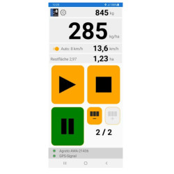 Balance mobile pour attelage trois points avec écran d'affichage, AGRETO