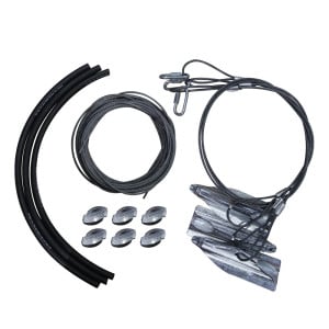 Kit d'haubanage d'arbre N°4 TGK Gripple, tendeur autobloquant, arbres de 4,5 à 7,5 m, boîte de 5 unités