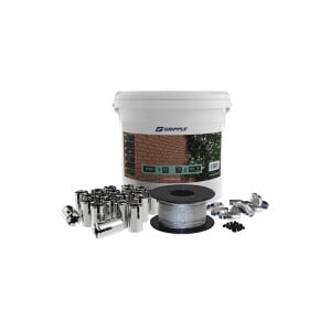 Kit de palissage professionnel pour plantes PTK Gripple, câble galvanisé Ø 3 mm