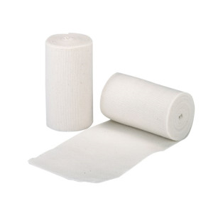 Bandage vétérinaire Klaudia blanc, 8cmx6m, 10pcs clinique Kerbl