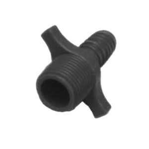 Embout fileté 1/2" Noir Diamètre 16mm Toro, à l'unité