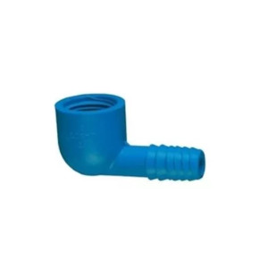Coude taraudé 1/2" Bleu Diamètre 16mm Helix Blue Twister, à l'unité