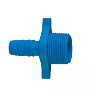 Embout fileté 3/4" Bleu Diamètre 16mm Helix Blue Twister, à l'unité