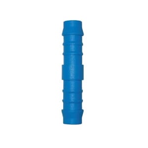 Jonction cannelée Bleu Diamètre 16mm - Helix Blue Twister, à l'unité