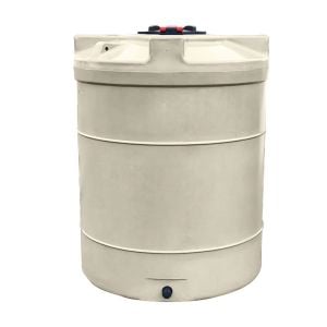 Cuve de stockage d’eau aérienne 3000 L, en PEHD beige