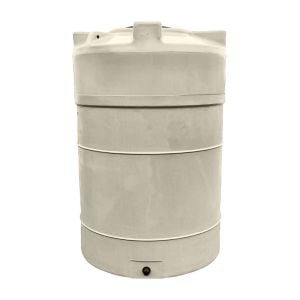 Cuve de stockage d’eau aérienne 2000 L, en PEHD beige