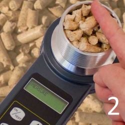 Humidimètre Biopoint pour biocarburants, granulés de bois et sciure de bois AgroLog