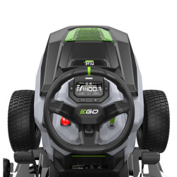 Tracteur tondeuse autopropulsé TR3801E-B EGO - Largeur de coupe 98 cm + 2 lames + 1 chargeur 1600W