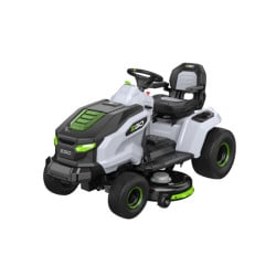 Tracteur tondeuse autoportée TR4201E EGO, à éjection latérale - Largeur de coupe 107 cm + chargeur mural