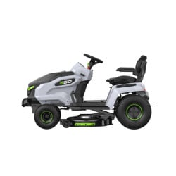 Tracteur tondeuse autoportée TR4201E EGO, à éjection latérale - Largeur de coupe 107 cm + chargeur mural