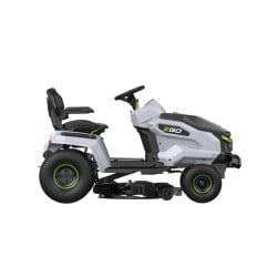 Tracteur tondeuse autoportée TR4201E EGO, à éjection latérale - Largeur de coupe 107 cm + chargeur mural