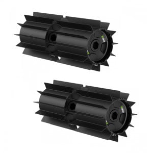 Set de 2 rouleaux racleur ARB2100 EGO pour balayeuse BBA2100