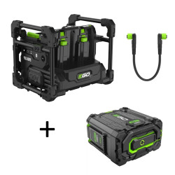 Kit station de charge PGX1401PB EGO + batterie haute capacité 40Ah