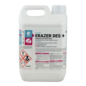 Désinfectant insecticide 2 en 1 ERAZER DES + Agrivet - 5 L