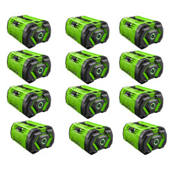 Pack de 12 batteries BA6720T EGO, 12.0Ah - 56V - 560Wh - Lithium ion - Led