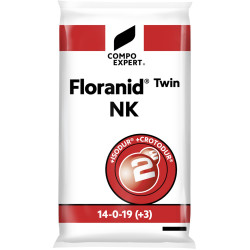 Engrais gazon Floranid Twin NK 14.0.19(+3) - COMPO EXPERT - Sac de 25 kg ou palette de 40