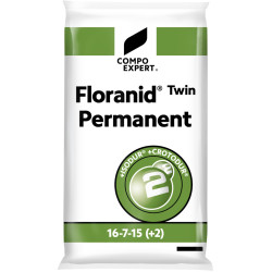 Engrais gazon Floranid Twin Permanent 16.7.15(+2) - COMPO EXPERT - Sac de 25 kg ou palette de 40