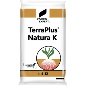 Engrais organique TerraPlus Natura K 4.4.12 - COMPO EXPERT - Sac de 25 kg ou palette de 40