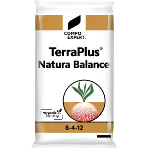 Engrais organique TerraPlus Natura Balance 8.4.12 - COMPO EXPERT - Sac de 25 kg ou palette de 40