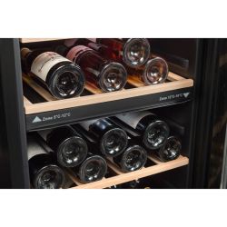 Cave à vin double compartiment LS51.2ZBLACK La Sommelière, 50 bouteilles