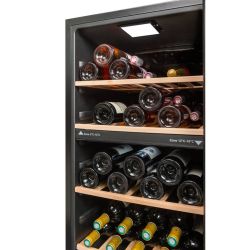 Cave à vin double compartiment LS51.2ZBLACK La Sommelière, 50 bouteilles