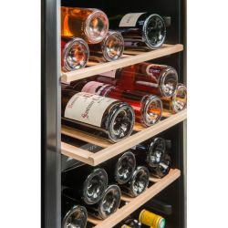 Cave à vin double compartiment LS51.2ZBLACK La Sommelière, 50 bouteilles