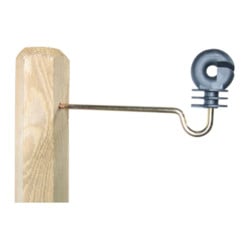 Isolateurs écarteurs fil & rubans clôture électrique Annulaire-Lon Lacmé, 21 cm, Boîte de 10