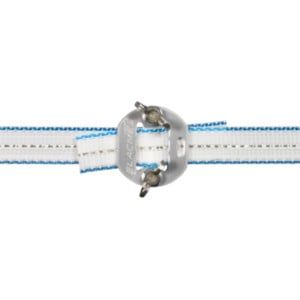 Attaches ruban Lacmé, Ø 20 mm clôture électrique, Blister de 2