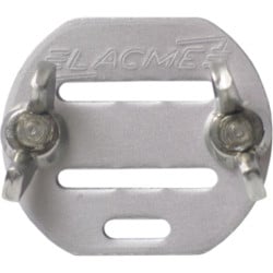 Attaches ruban Lacmé, Ø 20 mm clôture électrique, Blister de 2