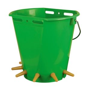 Seau biberon d’allaitement Kerbl, pour agneaux 8 L, 6 tétines