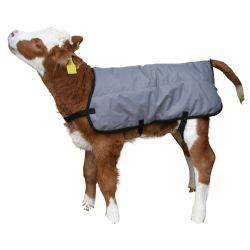 Couverture veau Ripstopp Kerbl, grise, 80 cm