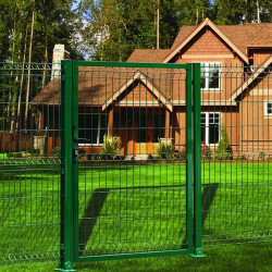 Portillon Vert Hercule Plus Grillagé maille 200x55cm Largeur 1m