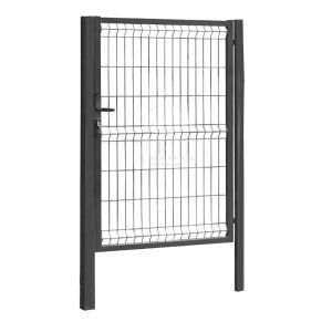 Portillon Gris Hercule Plus Grillagé maille 200x55cm Largeur 1m