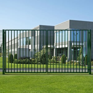 Portail 2 vantaux Classic Pro Barreaudé Largeur 5m Haut. 2,00m